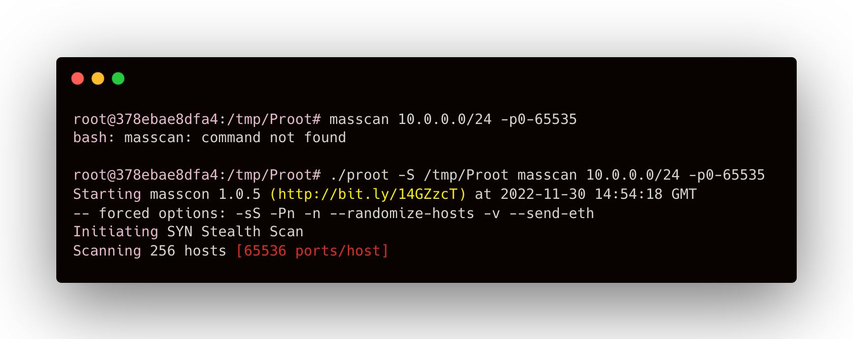 Discovered new BYOF technique to cryptomining with PRoot