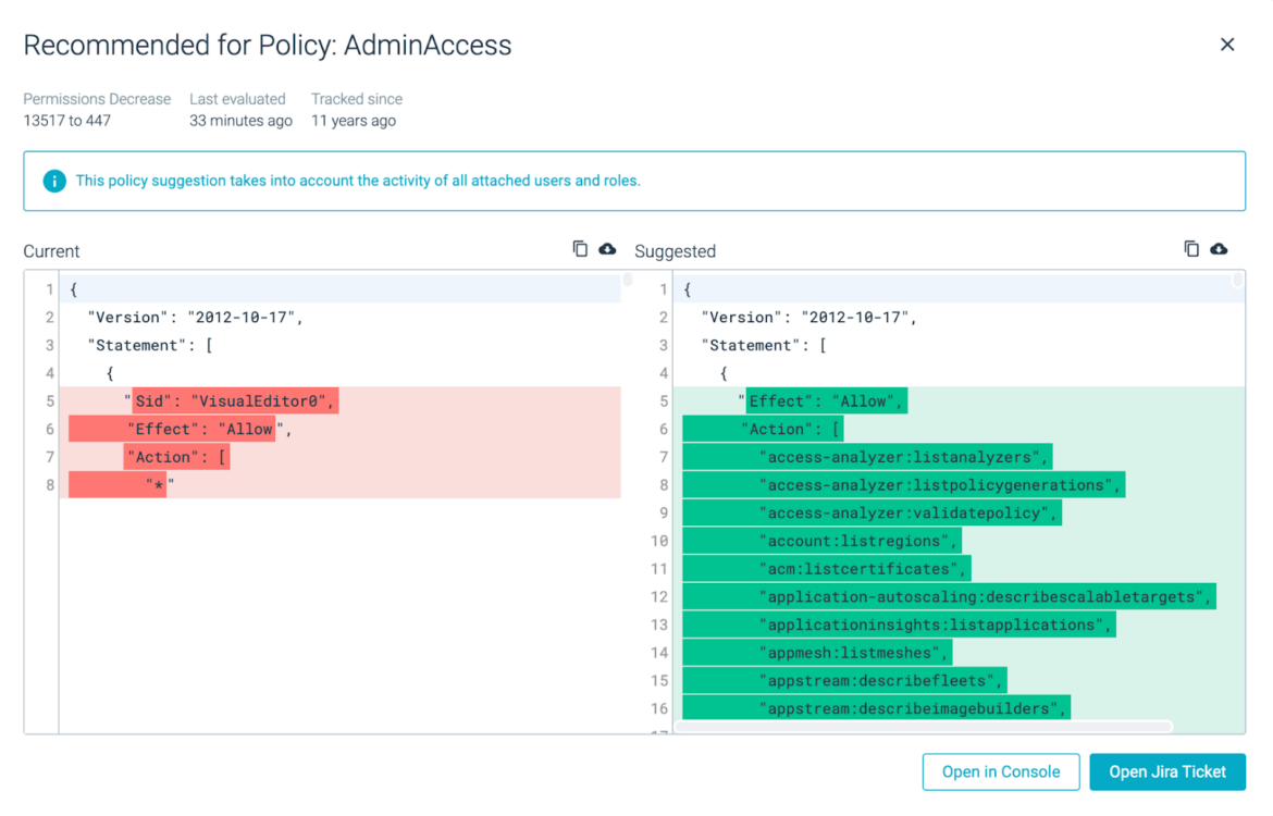 Sysdig Secure Policy Recommendation
