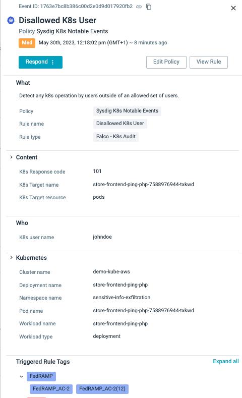 Preventing suspicious behavior with end-to-end detections