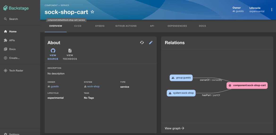 Sysdig 統合のバックステージ