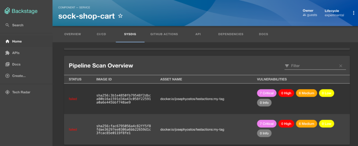 Sysdig 統合のバックステージ