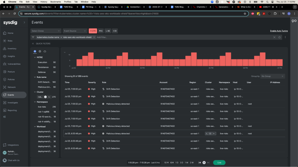 CDR 用の Sysdig Sage