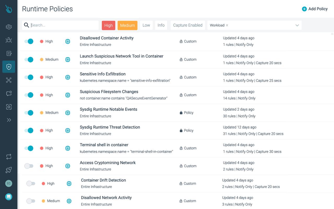 Detect and respond to runtime threats