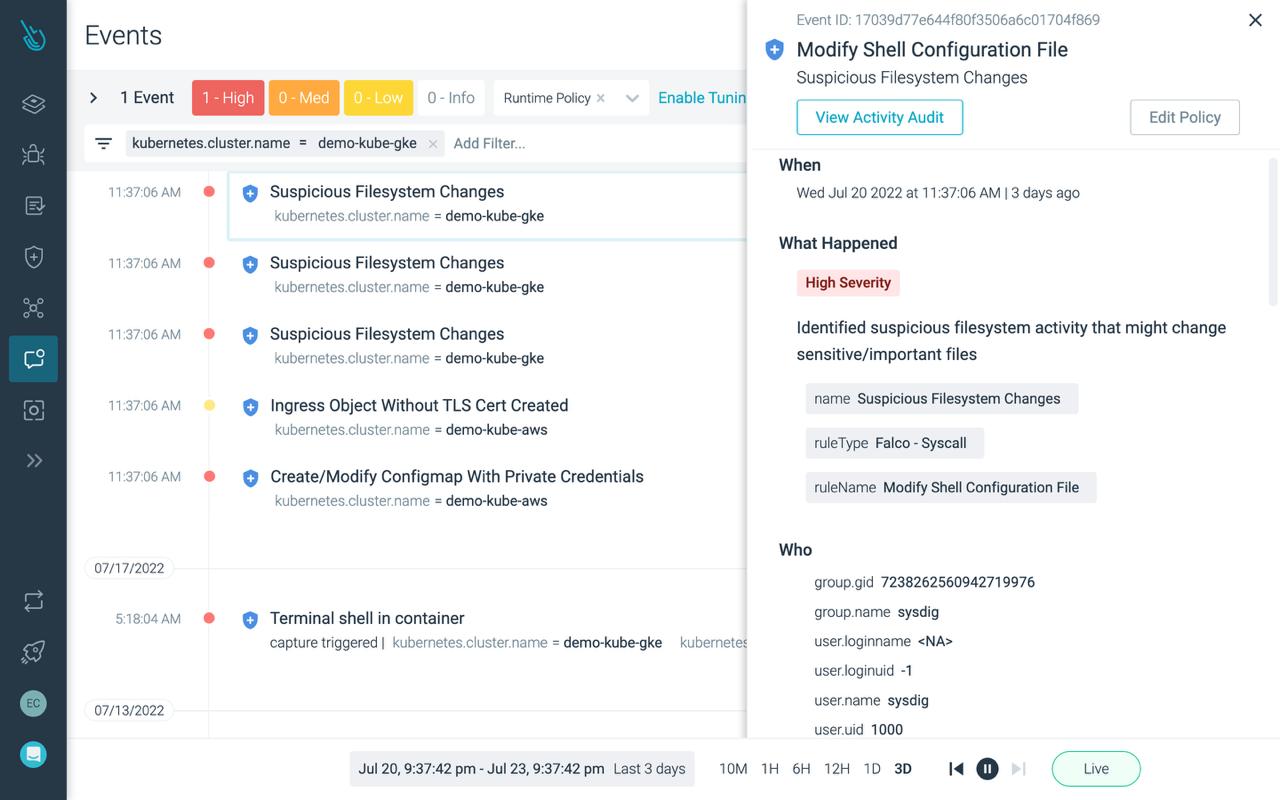 Detect and respond to threats