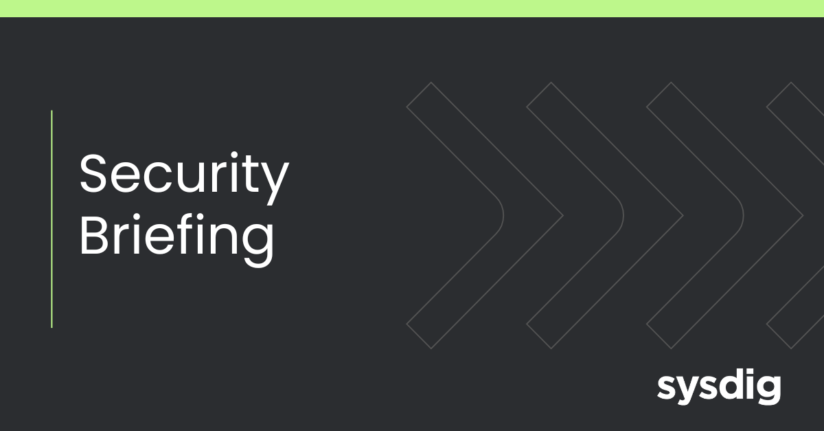 Security briefing: December 2025