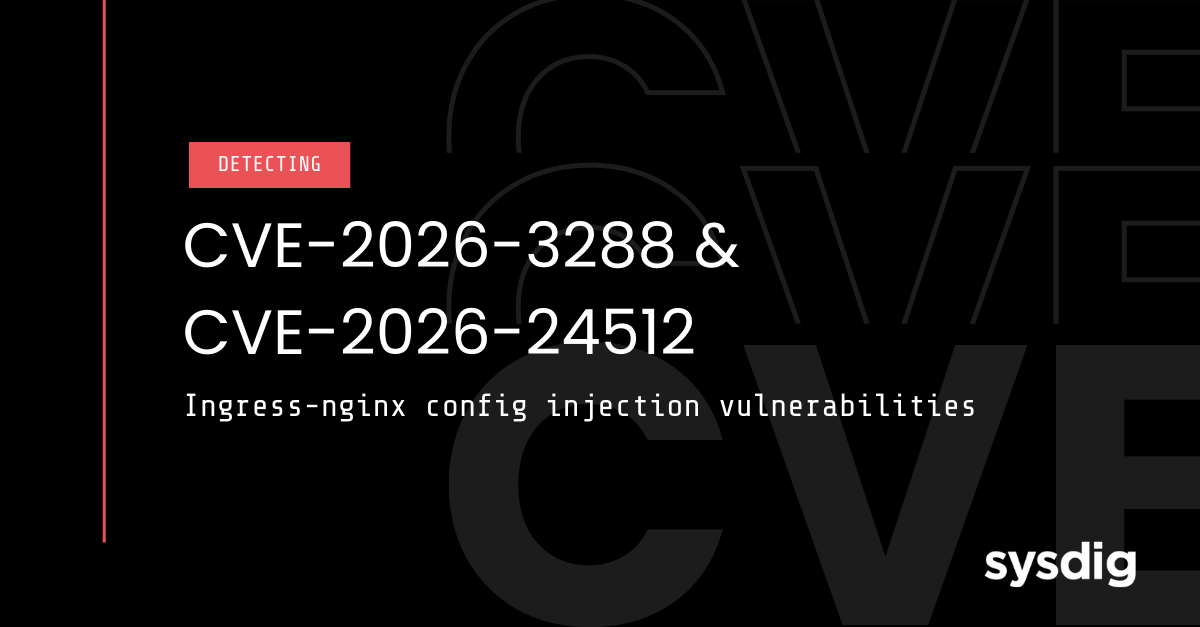 Detecting CVE-2026-3288 & CVE-2026-24512: Ingress-nginx configuration injection vulnerabilities for Kubernetes