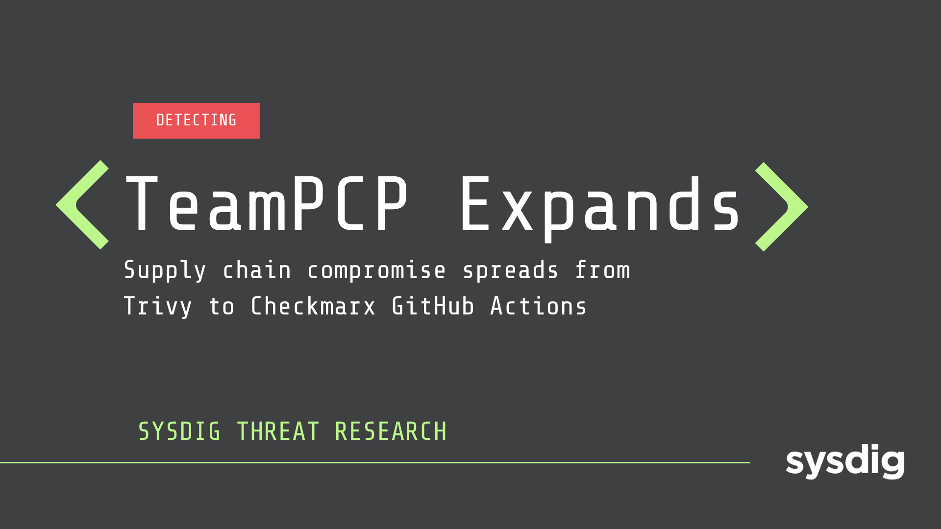 TeamPCP expands: Supply chain compromise spreads from Trivy to Checkmarx GitHub Actions