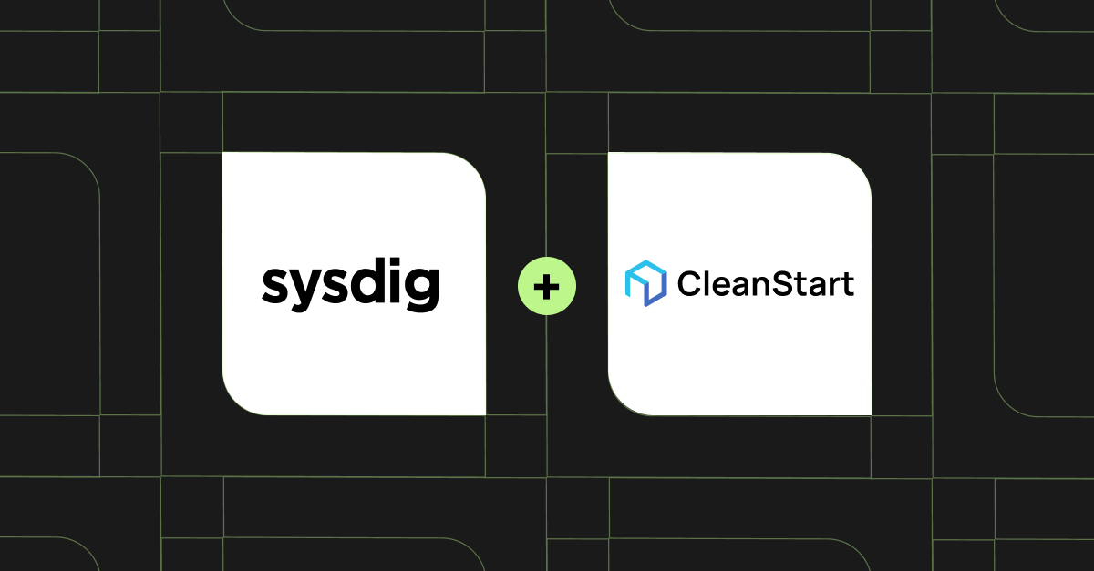 Eliminating runtime blind spots: How CleanStart and Sysdig build continuous trust across the container lifecycle