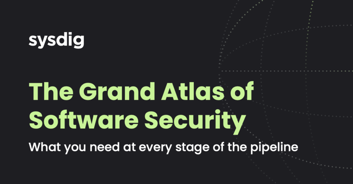 How to secure every stage of the CI/CD pipeline with Sysdig