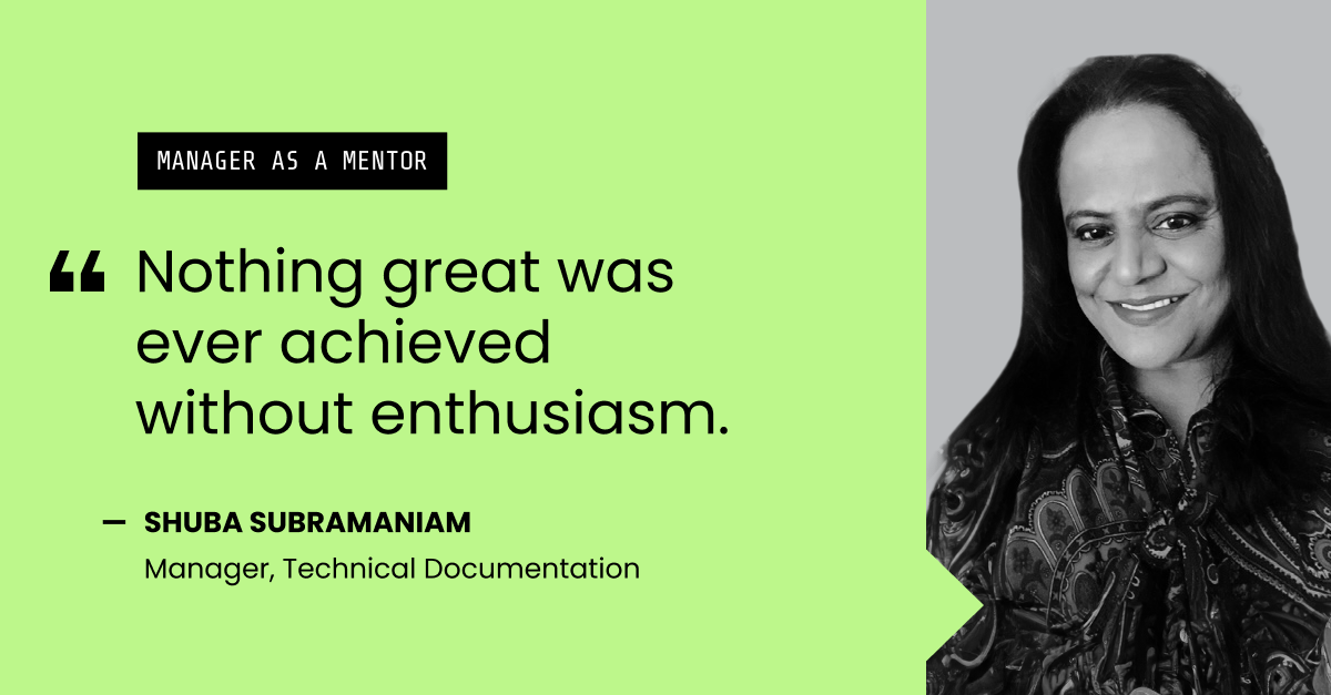 Manager as mentor: Learnings from Sysdig’s documentation team