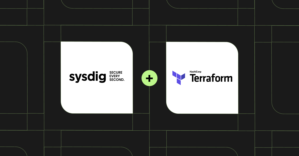 Using Terraform for container security as code with Sysdig