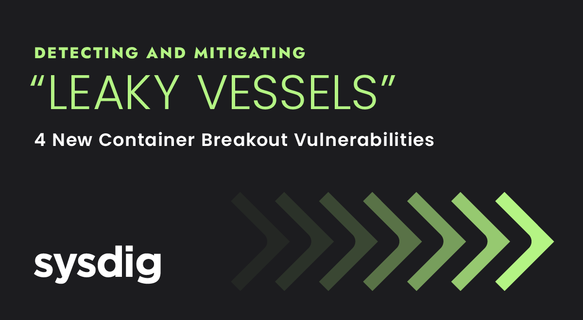 Detecting ‘Leaky Vessels’ Exploitation in Docker and Kubernetes