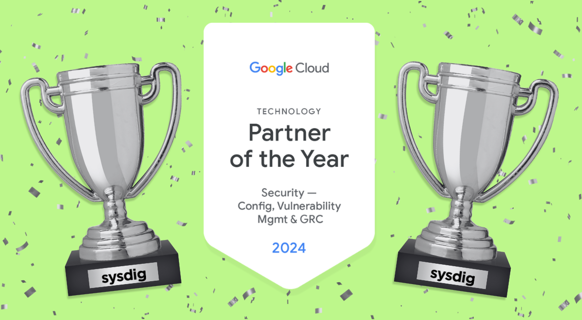 Why Sysdig has been recognized as the Google Cloud Technology Partner of the Year 2024