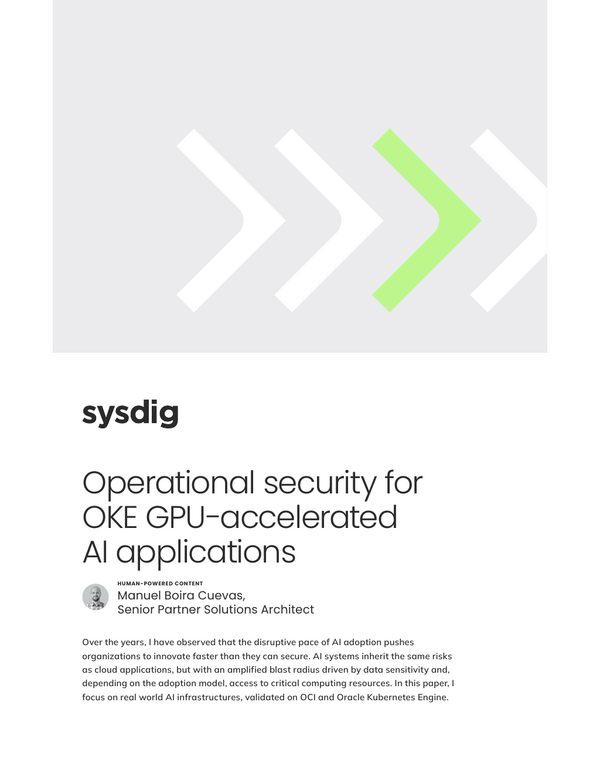 Operational security for OKE GPU-accelerated AI applications