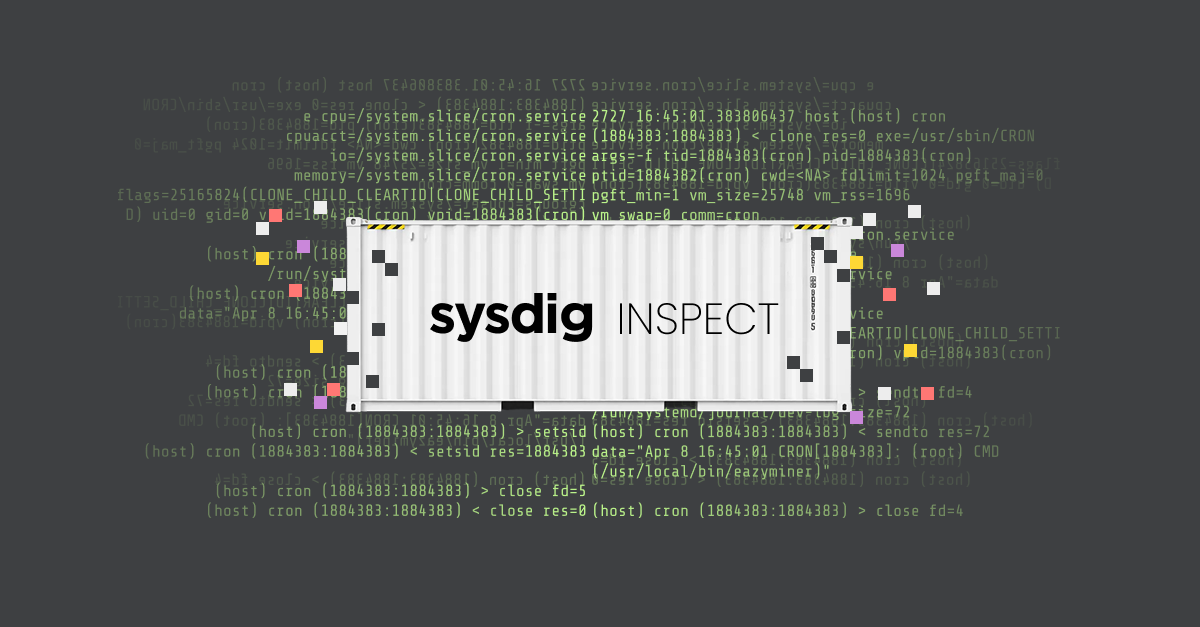 Sysdig Inspect: Cloud-native forensics for runtime threat investigation