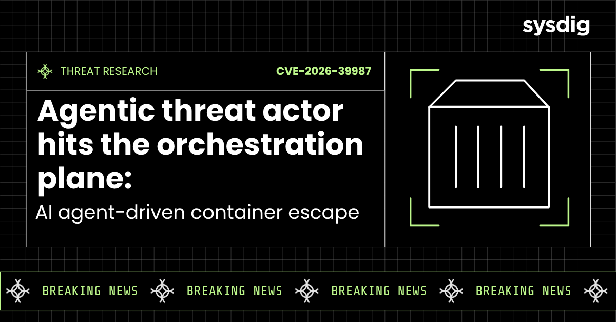 Agentic threat actor hits the orchestration plane: AI agent-driven container escape