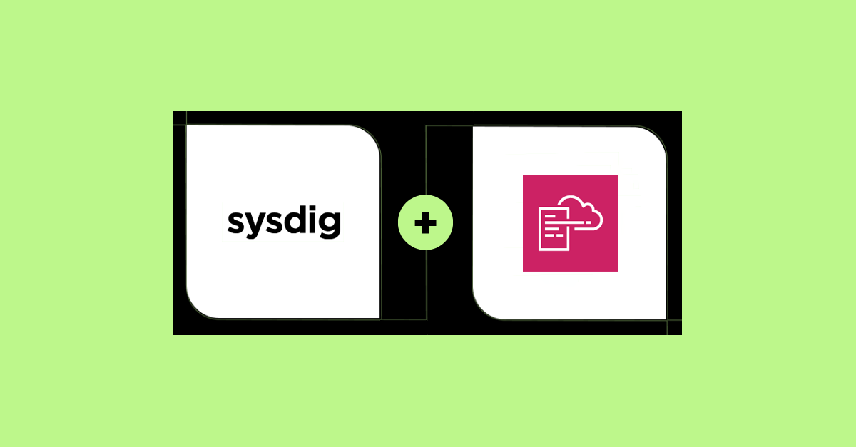 Deploying Sysdig from the new AWS CloudFormation Public Registry
