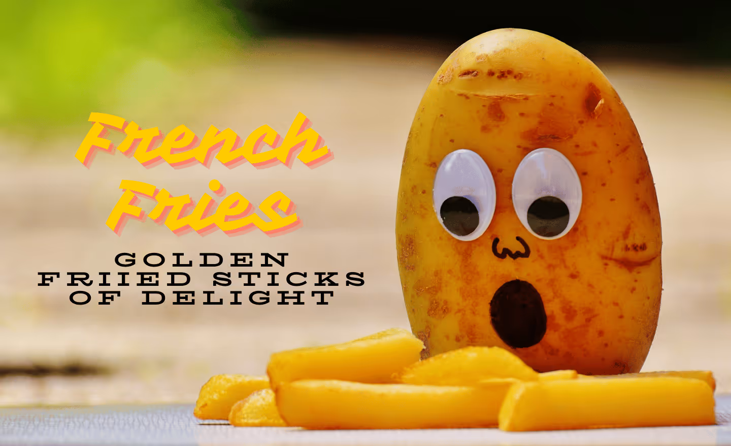 potato excited about all the french fry styles