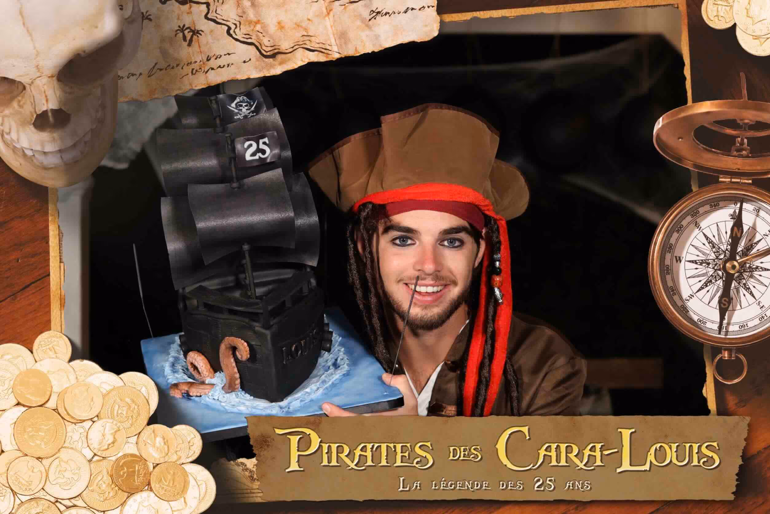 Impression photo booth anniversaire - Résultat location borne selfie montélimar