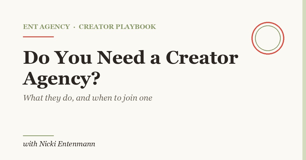 Creator on a call reviewing brand deal contracts with her management agency
