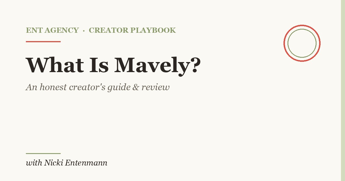 Guide to what Mavely is and how everyday creators earn on the affiliate platform