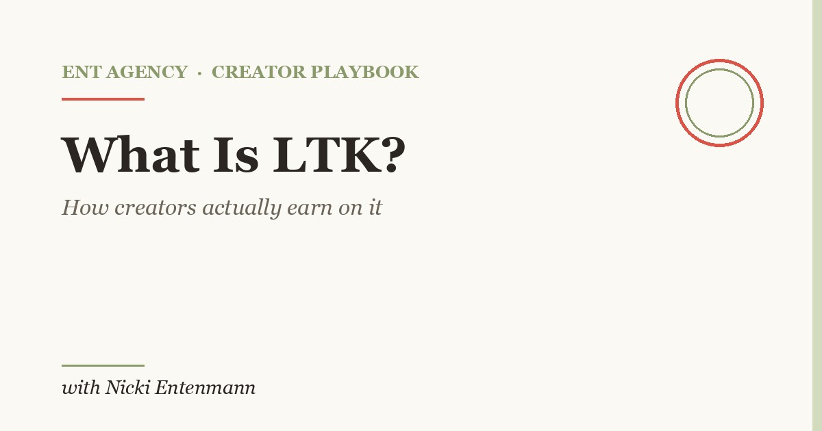 Creator styling products in the LTK Creator app to earn affiliate commission