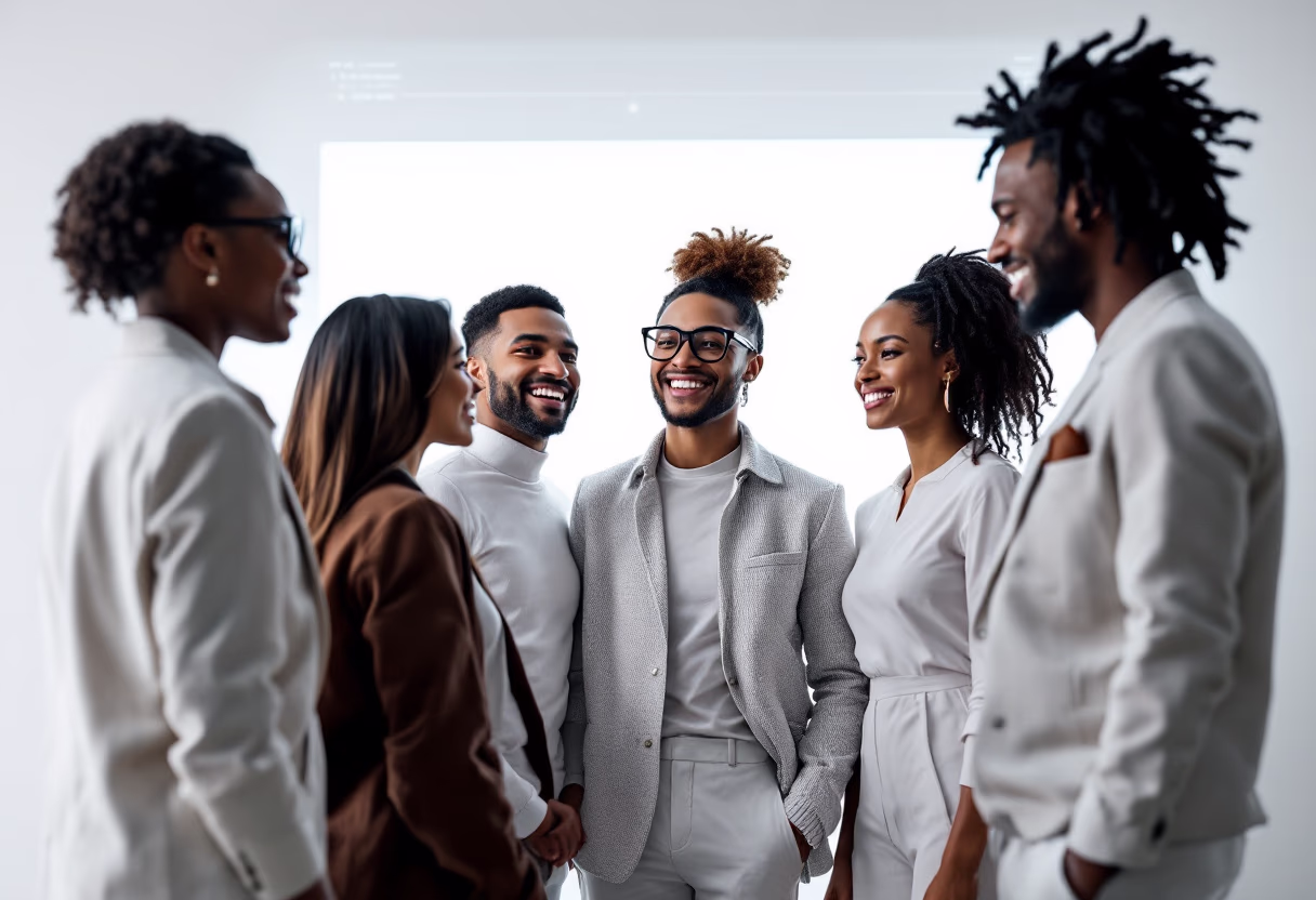 image of team discussion (for a hr tech)