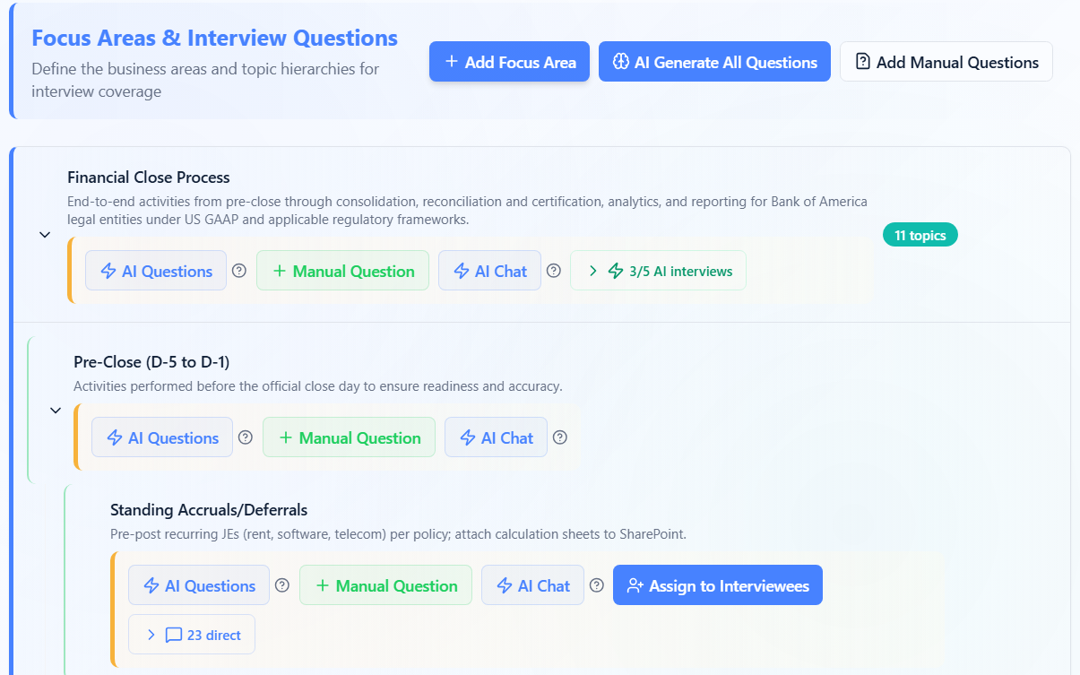 Structured AI Interviews