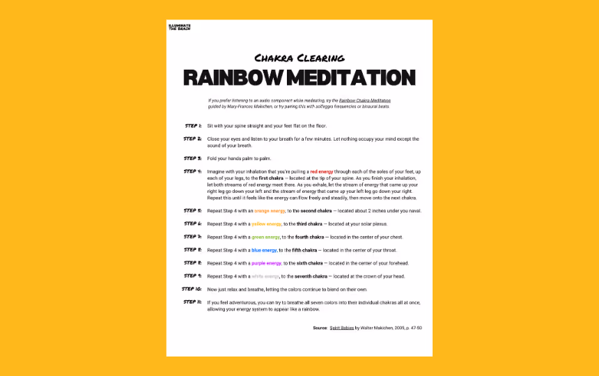 Chakra Rainbow Meditation