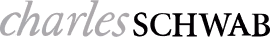 Black and white version of the Charles Schwab logo
