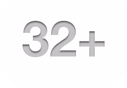 icon representing a website with 32 sections or more