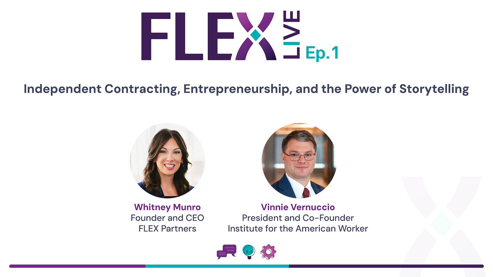 Promo Graphic for FLEX Live Episode One