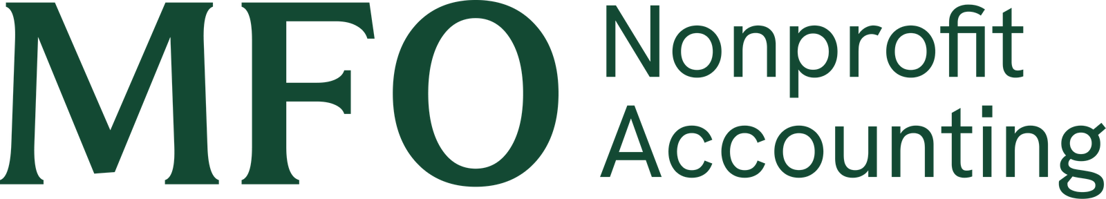 MFO Nonprofit Accounting