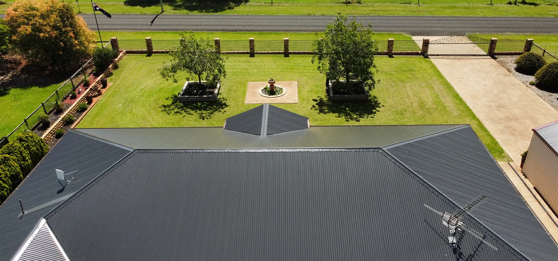 A reroof completed on the sunshine coast by Metal Armour Roofing