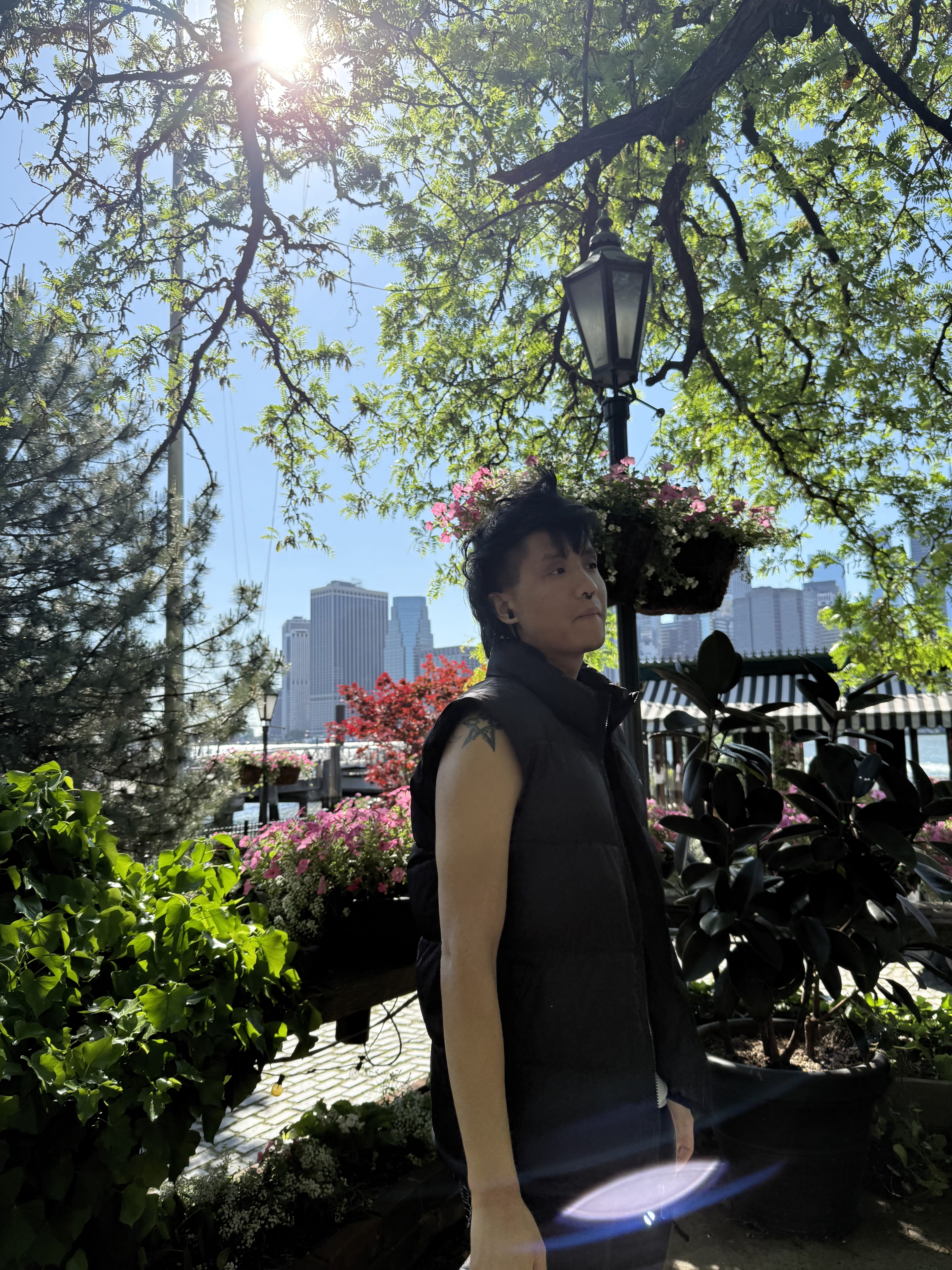A photo of Jinsen in a park