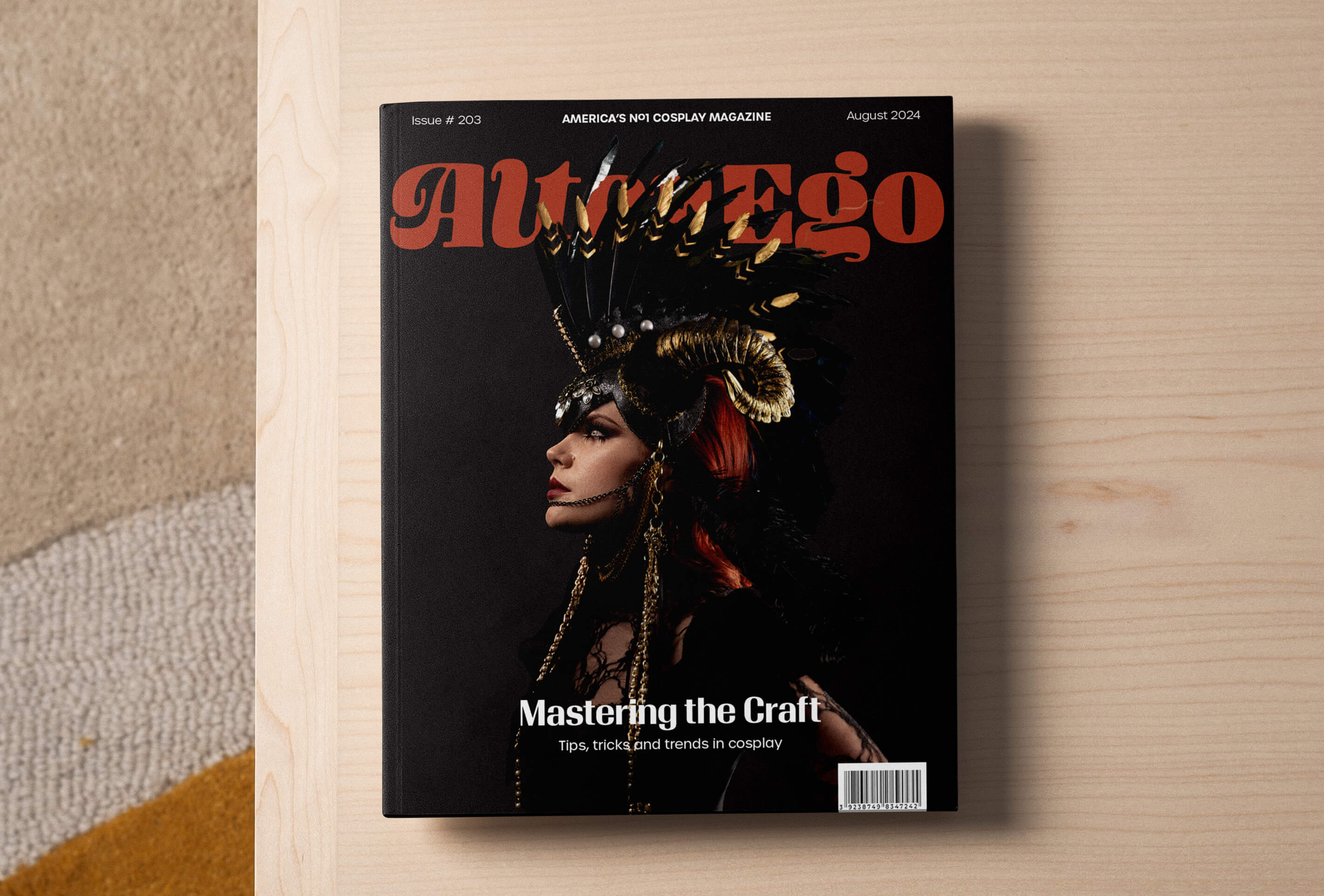 Magazine Cover Design for Alter Ego. 