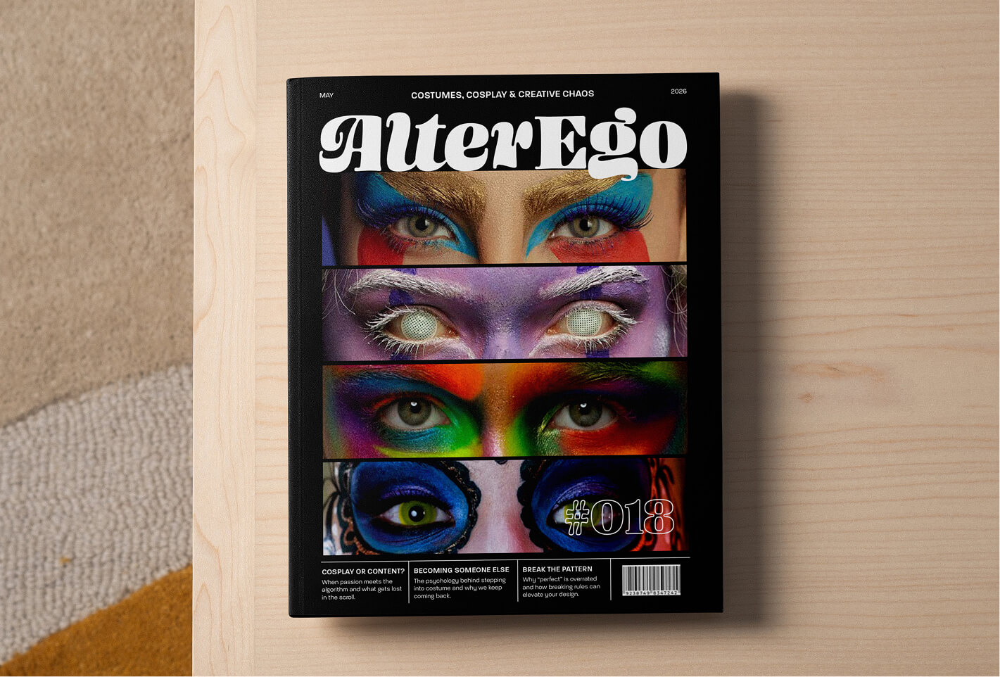 Magazine Cover Design for Alter Ego. 