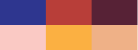 color palette for rebel curls project