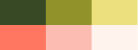 color palette for rebel curls project