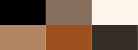 color palette for rebel curls project