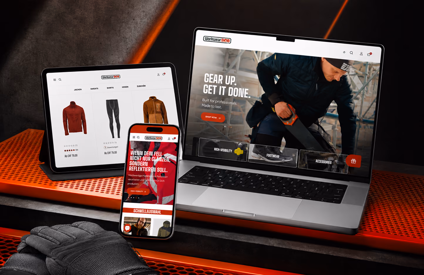 Image mockup of Wordkwearbob.ch
