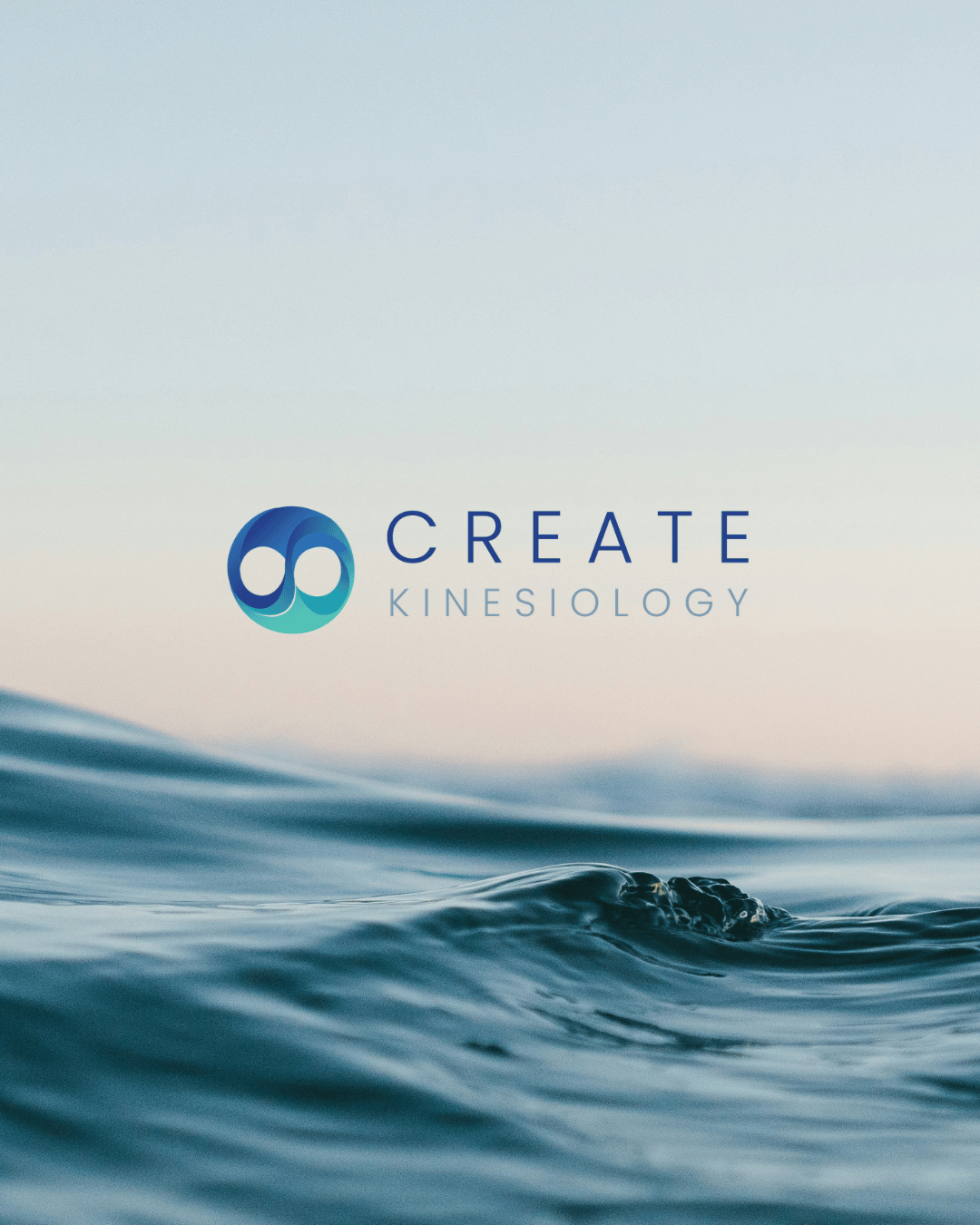 Create Kinesiology logo over open water