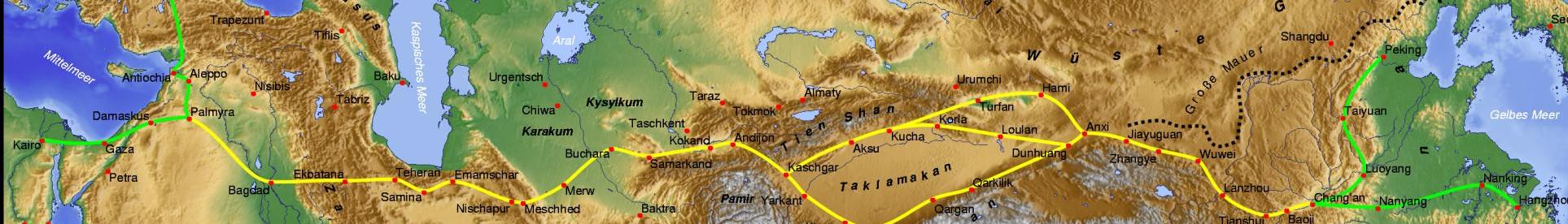 Silk Road Map