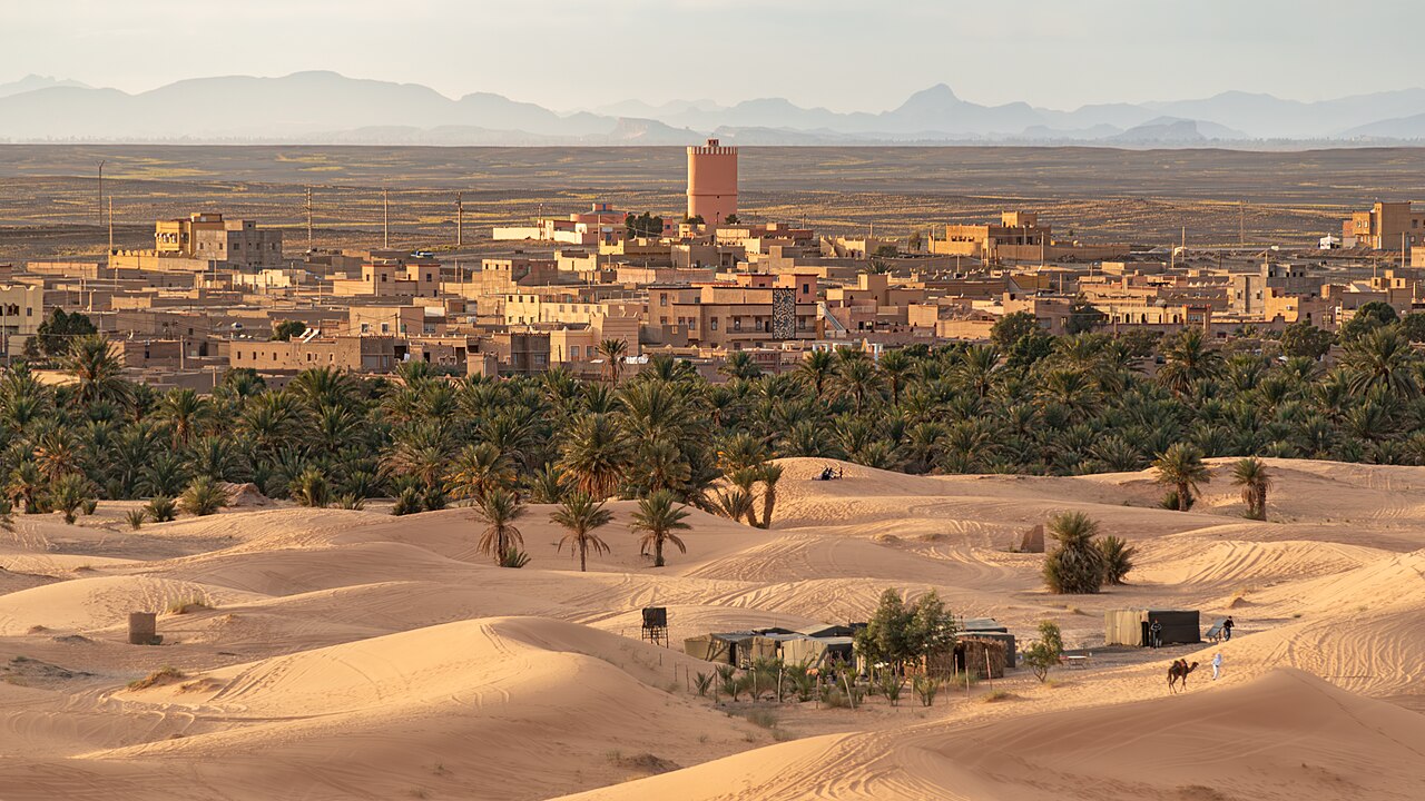 View of Merzouga