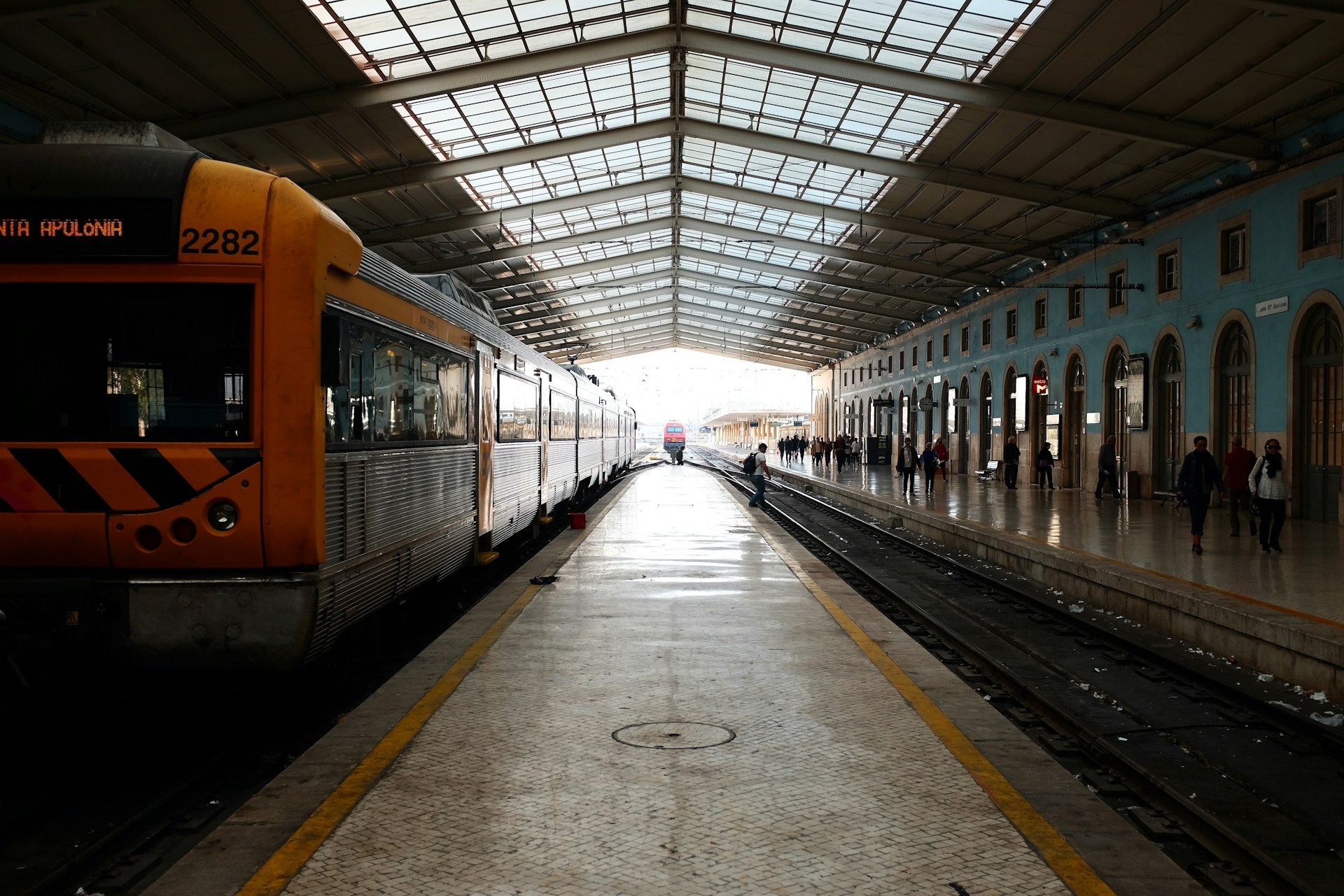 Santa Apolónia Station, Lisbon | Photo by Luca Bucken on Unsplash