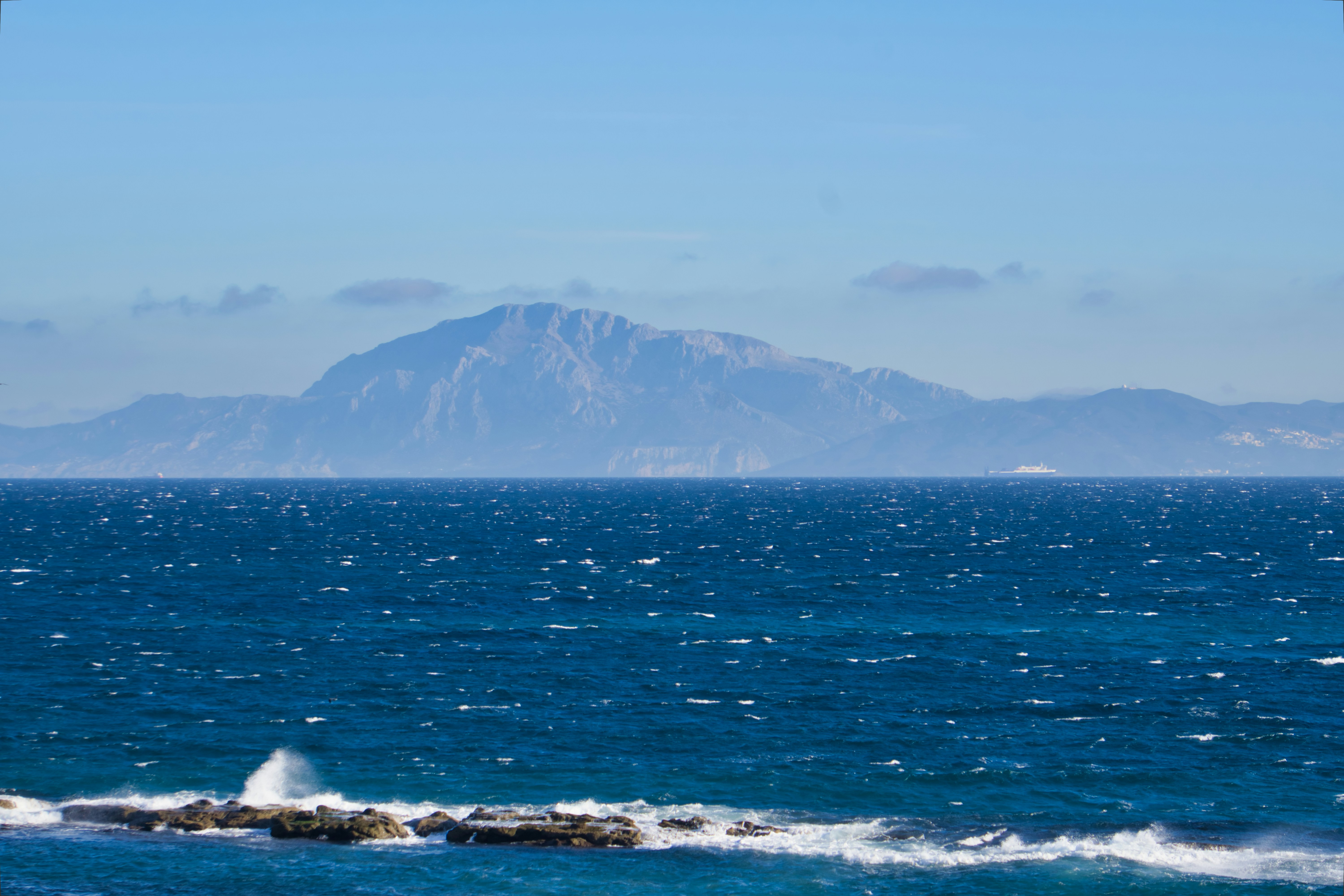 Mesmerizing view from Gibraltar as you gaze across the Atlantic Ocean towards the enchanting shores of Africa | Photo by Vladan Raznatovic on Unsplash
