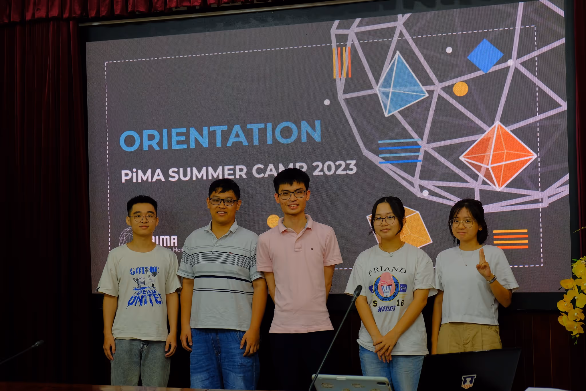 Group photo of participants at PIMA Summer Camp 2023 orientation
