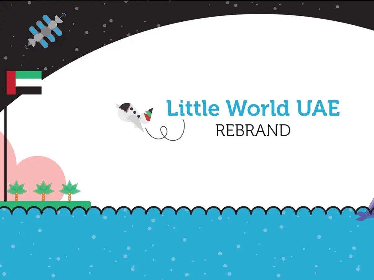 Illustration of Little Worlds brand identity