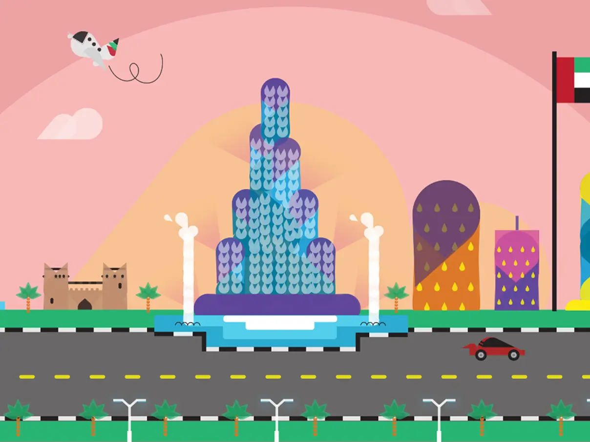 Illustration of Little Worlds brand identity