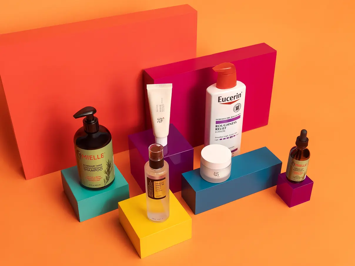 Product shot of iHerb products.